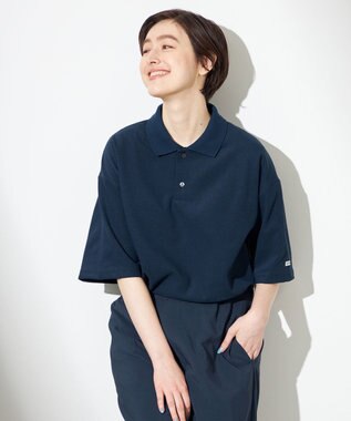 HELLY HANSEN 【速乾・UVカット・抗菌防臭】ショートスリーブ マリンパイルポロ ディープネイビー