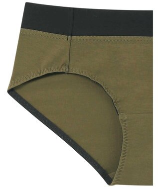 une nana cool 綿ベア天竺 カラーブロッキング ショーツ OV