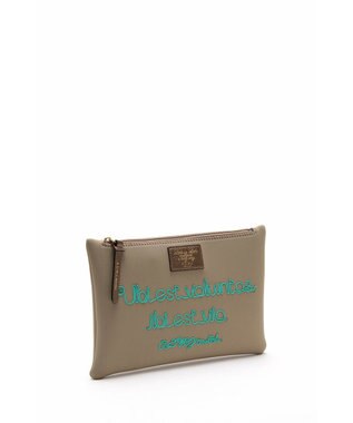 A.D.M.J. 【魔法の様に軽い】マジックライトコード刺しゅうフラットポーチ2セット(S・M) アレナ