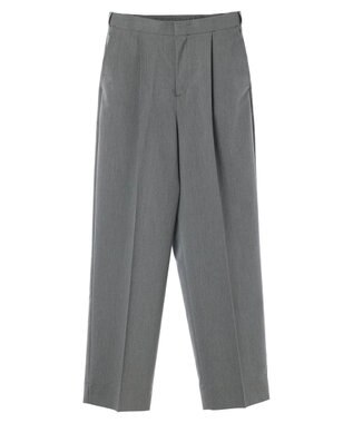 Green Parks きれいシルエットパンツII（ワイドストレート） Gray Mixture