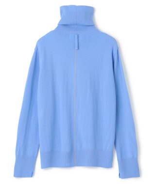 BEIGE， RIGNY / タートルネックニット Sax×Taupe Line