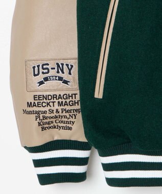 WEGO メルトンワッペンスタジャン ダークグリーン