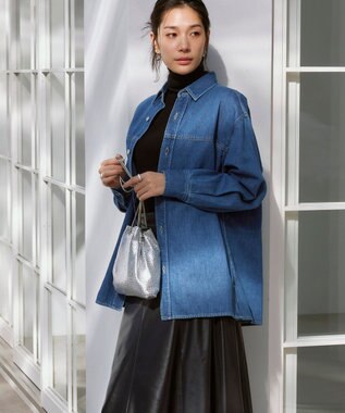 ICB 【CLASSY.1月号掲載】2WAY キラキラバッグ シルバー系