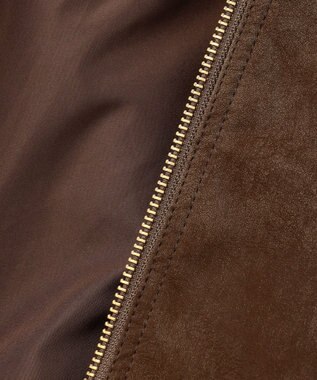 ANY 【2WAY】ボアカラーブルゾン ブラウン