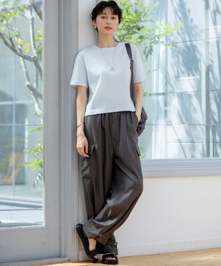 23区 S 【SLOW/一部店舗限定】ブライトヴィンテージクロス カーゴパンツ グレー系