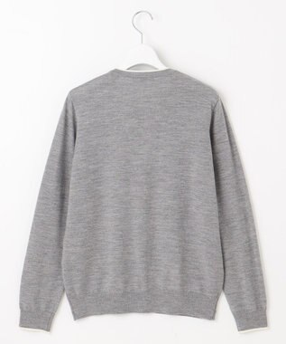 J.PRESS LADIES 【WEB限定カラーあり・洗える】アーガイルツイン ニット グレー系