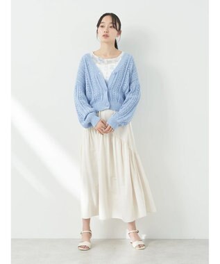 earth music&ecology フラワープリントシアーインナー Sax