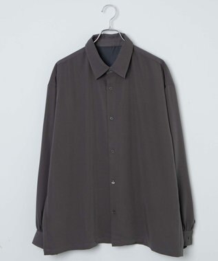 WEGO トロミBIGシャツ ダークグレー