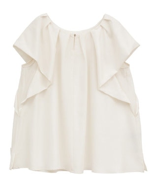 YECCA VECCA フレアブラウス Off White