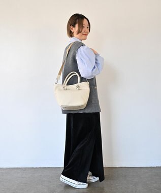 Hekhèr Le Style de Vie 【日本製 / 2WAY】シュリンクレザー ノットハンドバッグ ホワイト