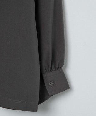 WEGO トロミBIGシャツ ダークグレー