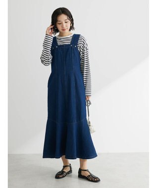 Green Parks ・ＳＵＧＡＲ　ＳＰＯＯＮ　デニムマーメイドジャンスカ One Wash