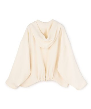 BEIGE， BROOM / スウェット風コンパクトライトパーカー Ecru