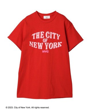 Green Parks ＮＹＣ　ロゴプリントＴシャツ Off White