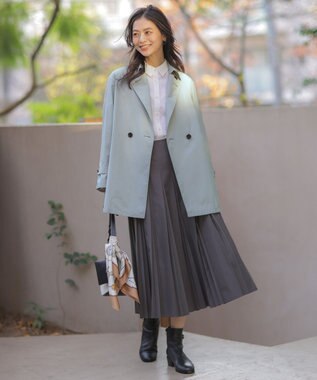 J.PRESS LADIES S Artirosa トレンチ コート スモーキーミント系