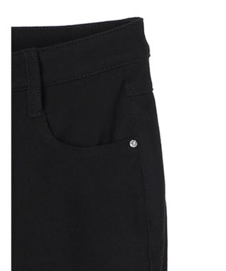 earth music&ecology 裏起毛スキニーパンツ Black