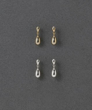 Phoebe 〈金属アレルギー対応〉スイングドロップピアス　ゴールド/ニッケルフリー ゴールド