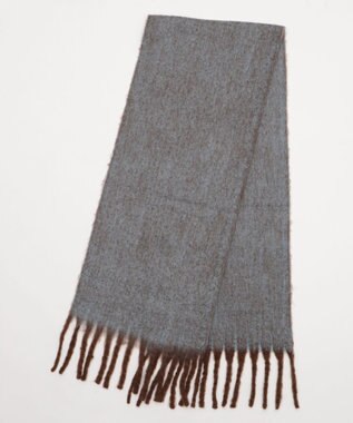 WEGO 【マフラー/ユニセックス着用】ワイドフリンジストール 柄3