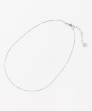 J.PRESS LADIES 【着こなしのポイントに・2WAY】ブライトチェーン ネックレス シルバー系