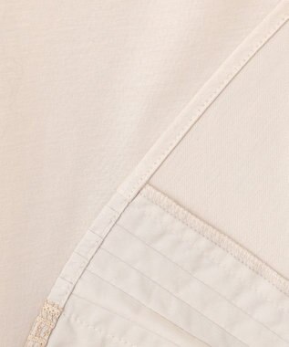 23区 S 【洗える】ブラウスライクジャージー タックディテール カットソー ライトグレー系