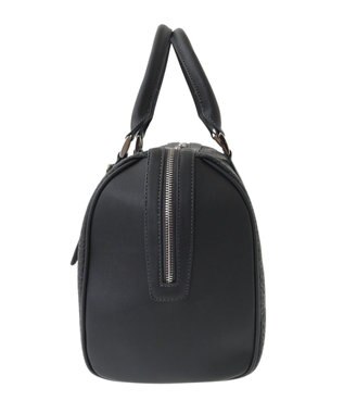 Maison de FLEUR ＦＬＥＵＲモノグラムボストンバッグ Charcoal Gray