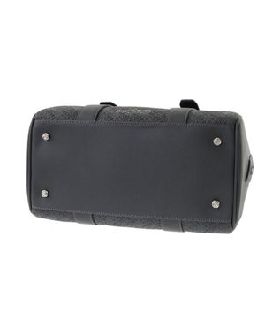 Maison de FLEUR ＦＬＥＵＲモノグラムボストンバッグ Charcoal Gray