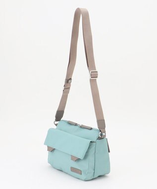 Y'SACCS ダブルタブ　トラベルポシェット ライトグリーン