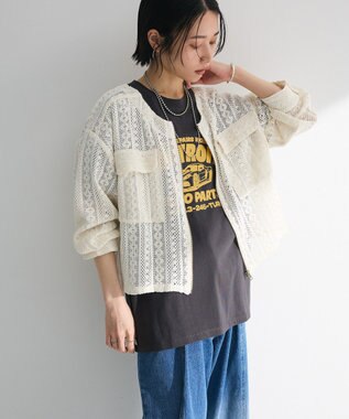 Green Parks Ｉ　レースシャツブルゾン