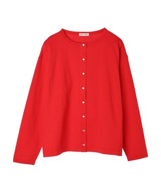 CRAFT STANDARD BOUTIQUE ウ゛ィンテージ風天竺　パール釦クルーカーデＬ／Ｓ