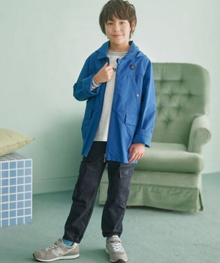 J.PRESS KIDS 【100-130cm】【撥水】マウンテンパーカー ブルー系