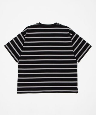 WEGO 【機能T】接触冷感マルチボーダーT（SS） ブラック