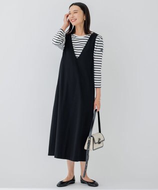 23区 【CLASSY.6月号掲載】キャンバスコンビ ショルダーバッグ ホワイト×ブラック