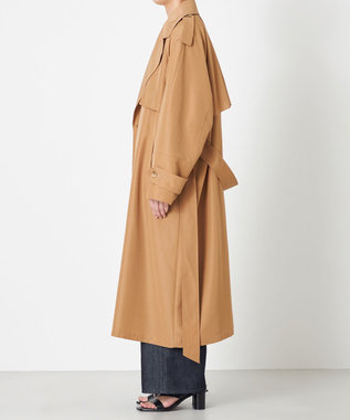 NAVE 【ReNAVE・セットアップ可/撥水加工/防シワ】ポリエステルタッサー コート キャメル系