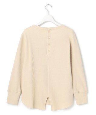 23区 【SLOW/洗える】ワッフルジャージー カットソー ベージュ系