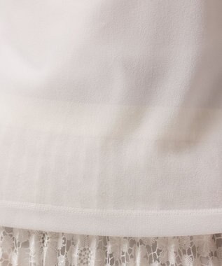 GRACE CONTINENTAL シアーカットトップ ホワイト