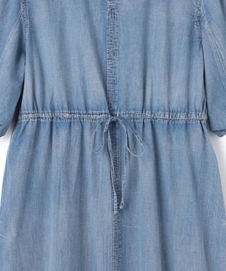 J.PRESS YORK STREET 【WOMEN】ライトダンガリー ツイストスリーブワンピ－ス ダルブルー系