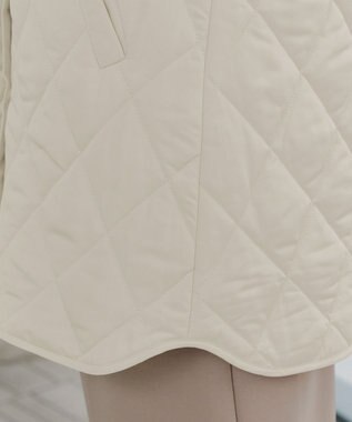 Tiaclasse 【安田美沙子さん着用・新色追加】中綿キルティングコート アイボリー