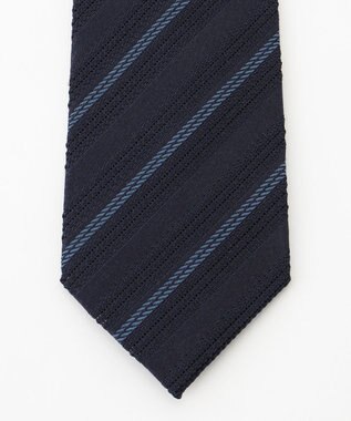 JOSEPH ABBOUD  【日本製】トーナルレジメンタル ネクタイ ネイビー系1