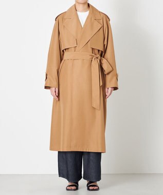 NAVE 【ReNAVE・セットアップ可/撥水加工/防シワ】ポリエステルタッサー コート キャメル系