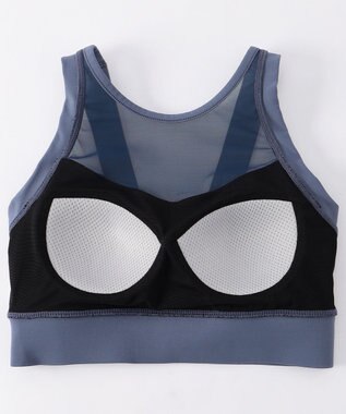 Chacott Boost シアーコンビブラトップ ネイビー