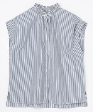 ANY 【UVカット/吸水速乾/抗菌防臭】エニィファンクション ノースリーブブラウス ブルーロンスト