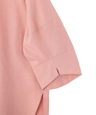 YECCA VECCA バルーン袖スキッパーシャツ Pink