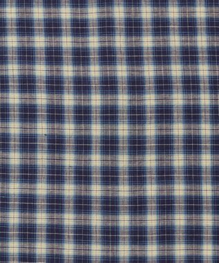 J.PRESS MEN 【J.PRESS ORIGINALS】【UNISEX】Indian Madras Open Shirts / Baggy-Fit ネイビー系4