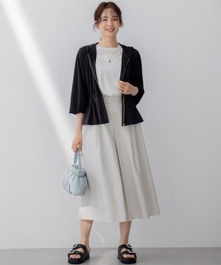 組曲 S リネンレーヨン スカート グレージュ系