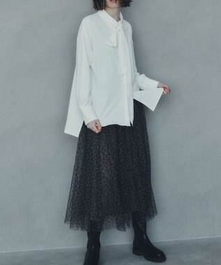 YECCA VECCA プリントチュールスカート Multi