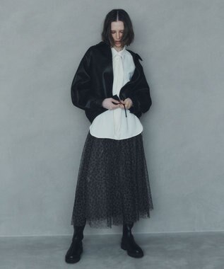 YECCA VECCA プリントチュールスカート Multi