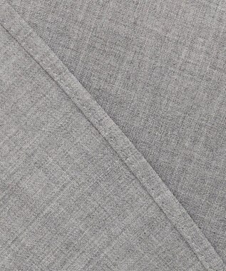 UNFILO ウールライク バンドカラーシャツ トップグレー