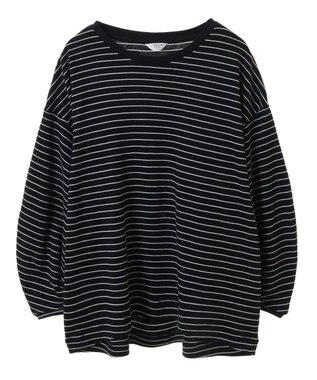 AMERICAN HOLIC 接触冷感7分袖タックスリーブカットプルオーバー Border