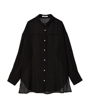 Green Parks ワッシャービッグシャツ Black