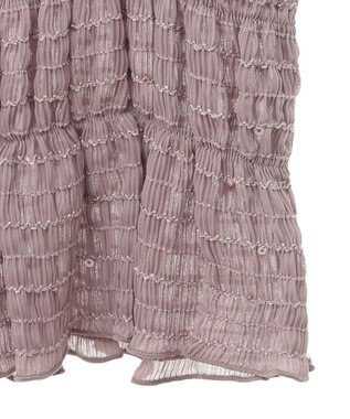 earth music&ecology スパンコールシャーリングビスチェ Mocha